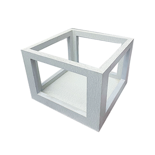 Decorative Open Box - Gray