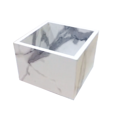 Decorative Box - White marble